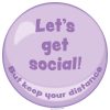 social purple decal
